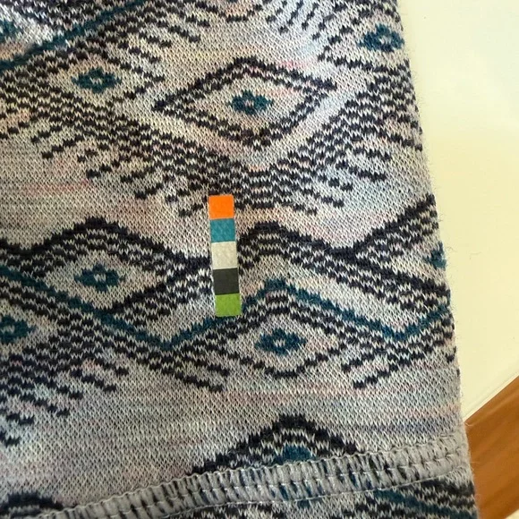 Smartwool Navy and Gray Long Sleeve Women's Top. Excellent Condition - Picture 6 of 11